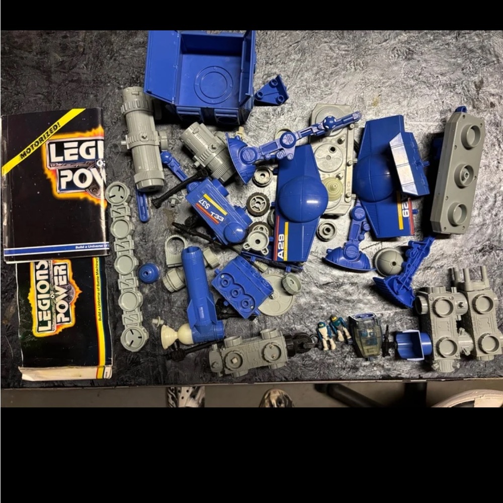Legions of power assorted action, figures, weapons, and vehicle pieces